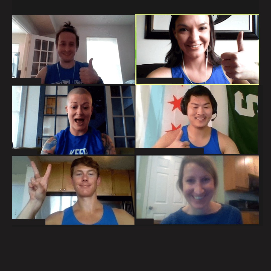 people on zoom call